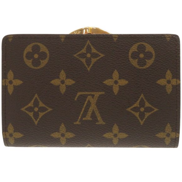 Louis Vuitton Porte Monnaie Viennois Monogram M61663 Brown Bi-fold Wallet LV 102 - Picture 3 of 10